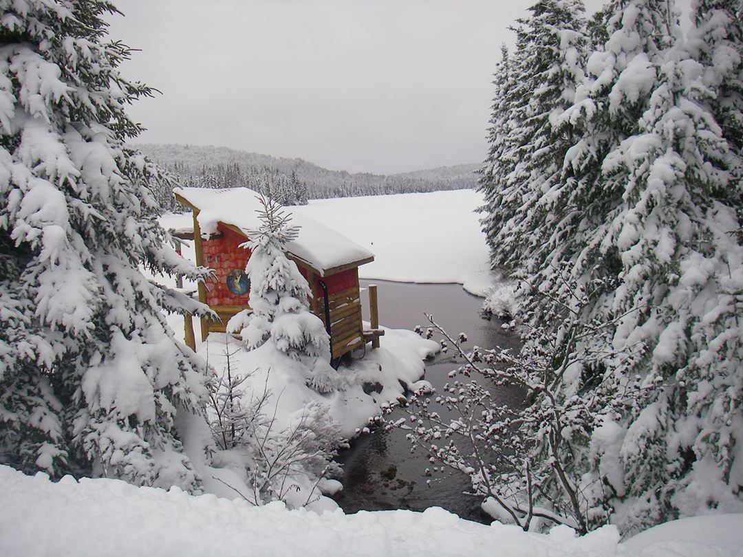 Pourvoirie Saint-Zénon in winter